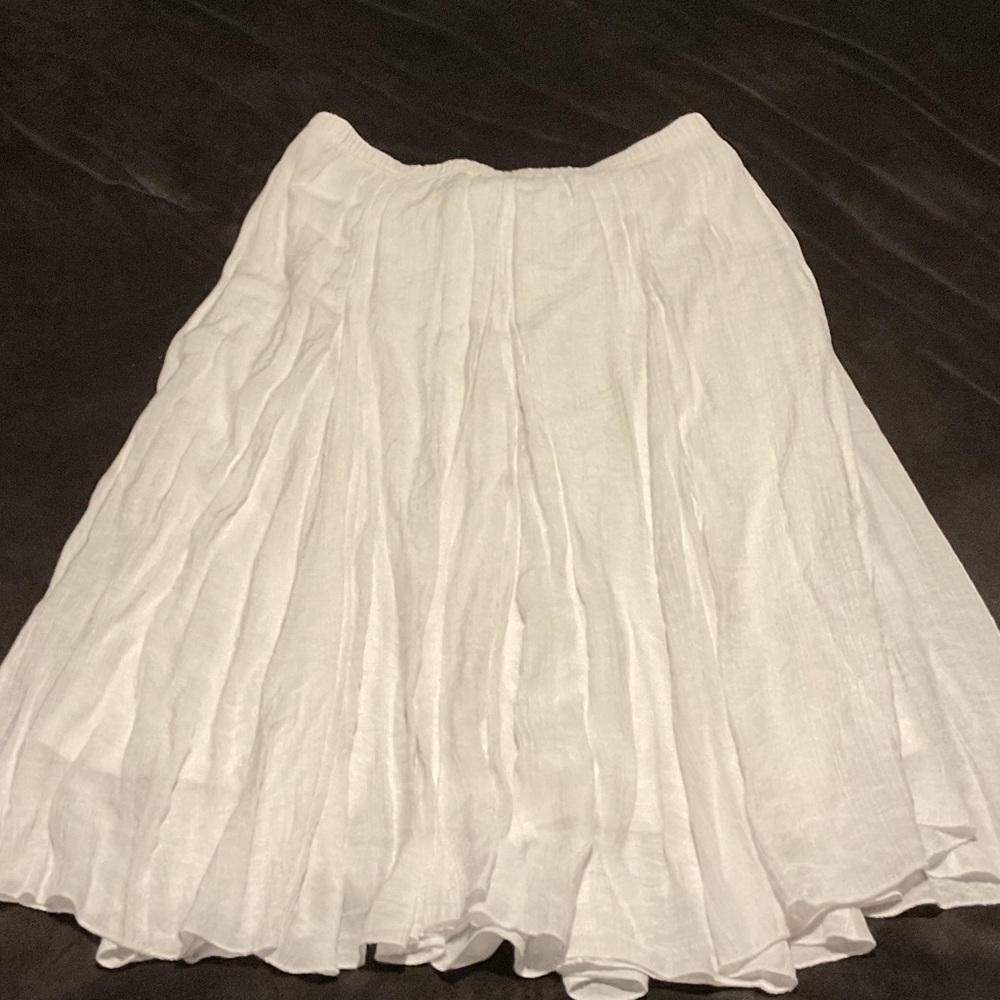 Roz & Ali White A-Line Skirt